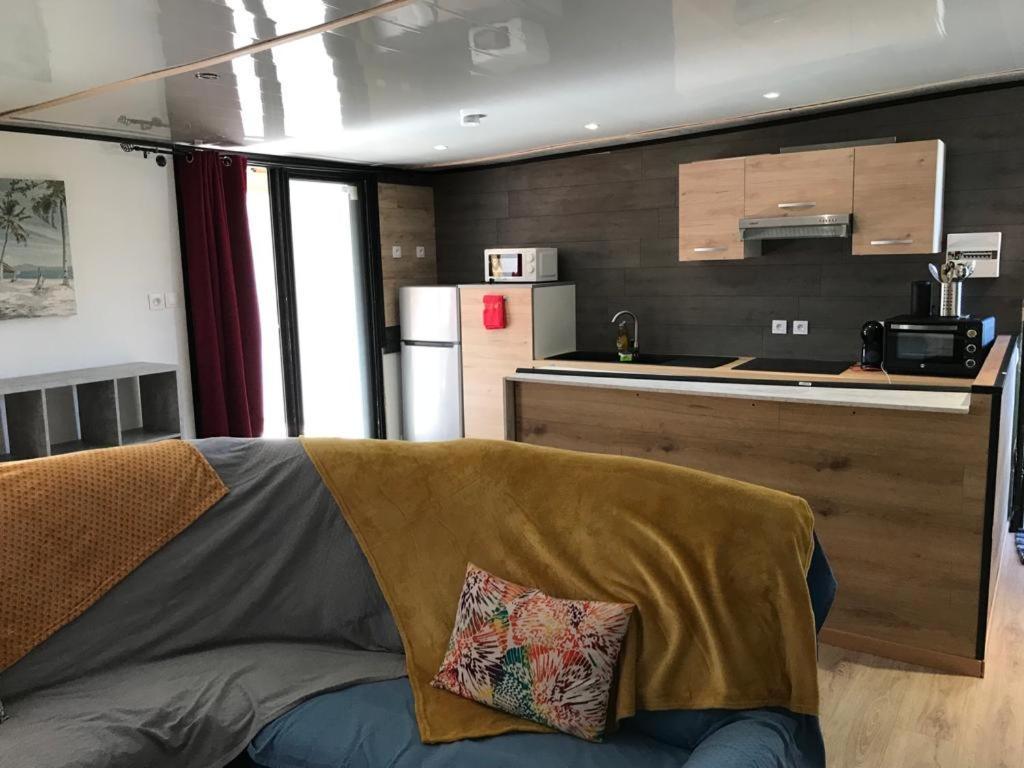 Le Flamboyant Avec Piscine Chauffee 30° Et Jacuzzi Apartment Saint-Andre Bagian luar foto