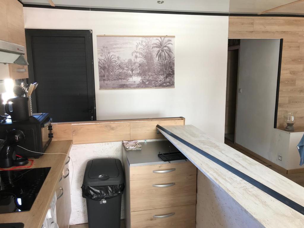 Le Flamboyant Avec Piscine Chauffee 30° Et Jacuzzi Apartment Saint-Andre Bagian luar foto
